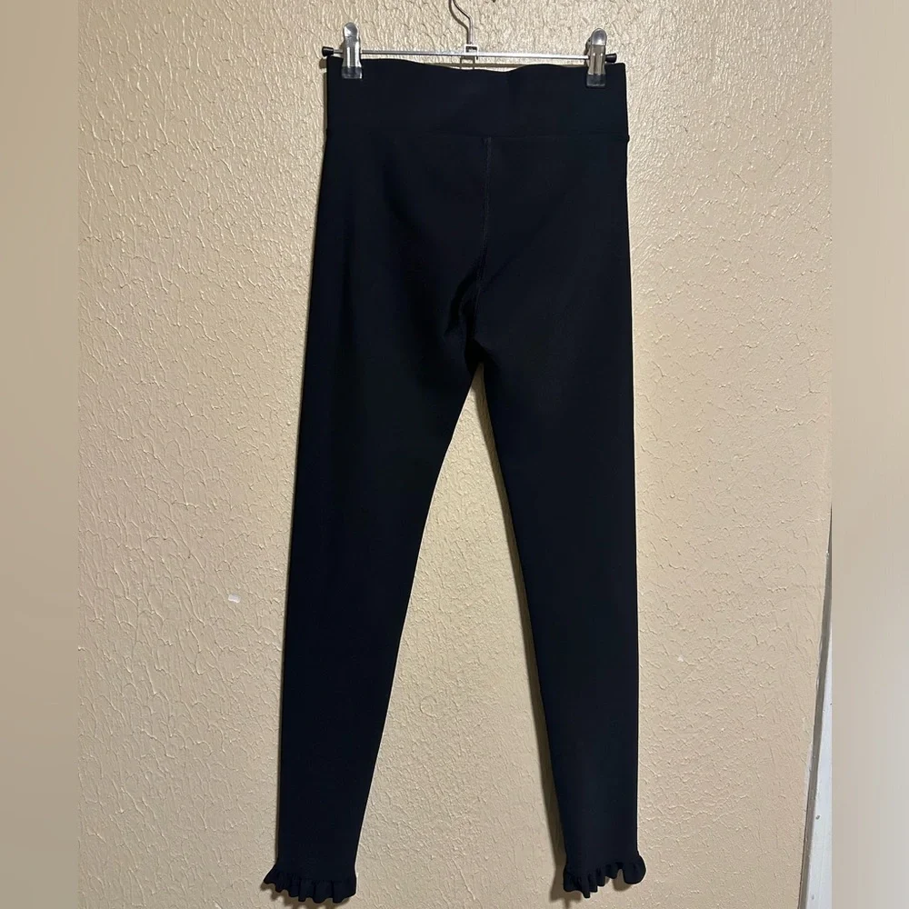 Carbon38 Ruffle Ankle Leggings Size‎ Small